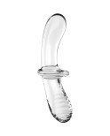 SATISFYER - DILDO DOPPIO CRISTALLO BLU SATISFYER - DILDO DOPPIO CRISTALLO BLU