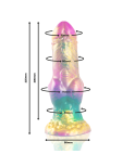 EPIC - DILDO IRIS CON TESTICOLI ARCOBALENO DI PIACERE EPIC - DILDO IRIS CON TESTICOLI ARCOBALENO DI PIACERE