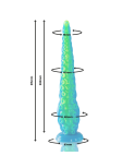 EPIC - DILDO FLUORESCENTE CON TENTACOLI SOTTILI DI SCYLLA DIMENSIONI GRANDI EPIC - DILDO FLUORESCENTE CON TENTACOLI SOTTILI DI SCYLLA DIMENSIONI GRANDI
