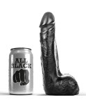 ALL BLACK - DILDO REALISTICO NERO MORBIDO 20 CM ALL BLACK - DILDO REALISTICO NERO MORBIDO 20 CM