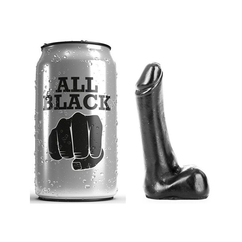 ALL BLACK - DILDO 9 CM ALL BLACK - DILDO 9 CM