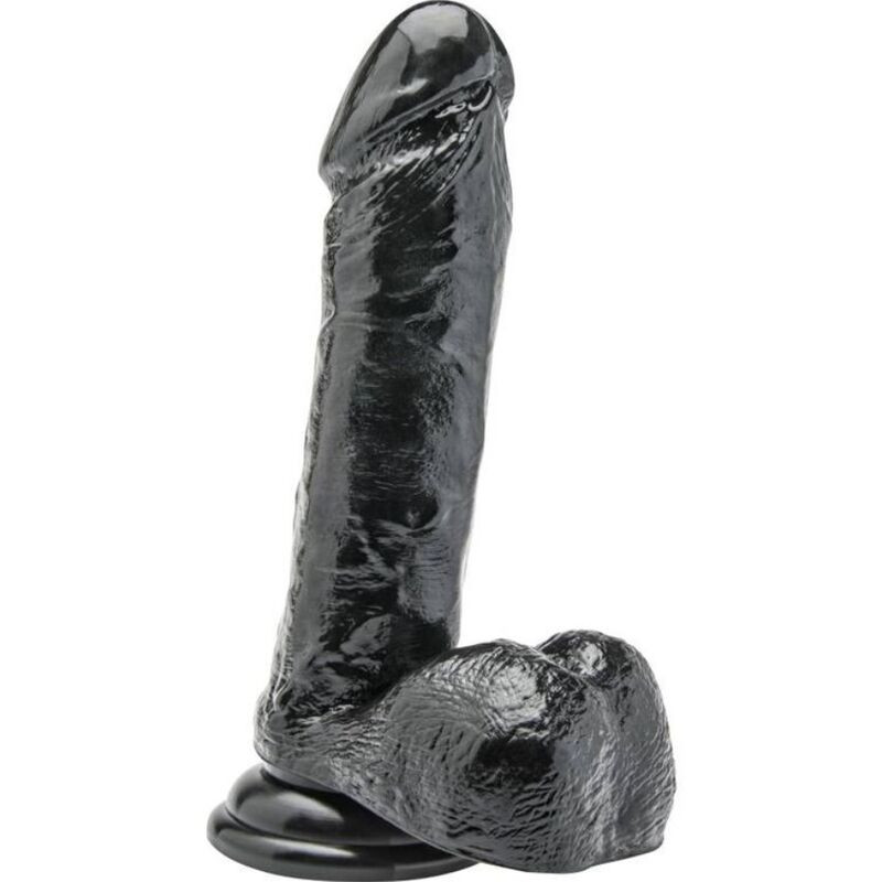 GET REAL - DILDO 18 CM CON SFERE NERO GET REAL - DILDO 18 CM CON SFERE NERO