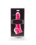 GET REAL - HAPPY DICKS 19 CM CON SFERE ROSA GET REAL - HAPPY DICKS 19 CM CON SFERE ROSA