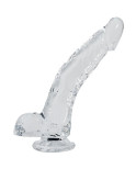 ALIVE - PENE REALISTICO STALLONE TRASPARENTE 22 CM ALIVE - PENE REALISTICO STALLONE TRASPARENTE 22 CM