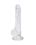 ALIVE - PENE LUSTY REALISTICO TRASPARENTE 18 CM ALIVE - PENE LUSTY REALISTICO TRASPARENTE 18 CM