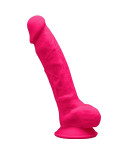SILEXD - MODELLO 1 PENE REALISTICO PREMIUM SILEXPAN SILICONE FUCSIA 17.5 CM SILEXD - MODELLO 1 PENE REALISTICO PREMIUM SILEXPAN SILICONE FUCSIA 17.5 CM