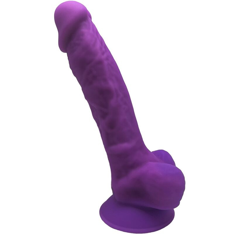 SILEXD - MODELLO 1 PENE REALISTICO PREMIUM SILEXPAN SILICONE VIOLA 17.5 CM SILEXD - MODELLO 1 PENE REALISTICO PREMIUM SILEXPAN SILICONE VIOLA 17.5 CM