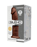 SILEXD - MODELLO 2 PENE REALISTICO PREMIUM SILEXPAN SILICONE MARRONE 19 CM SILEXD - MODELLO 2 PENE REALISTICO PREMIUM SILEXPAN SILICONE MARRONE 19 CM