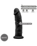 SILEXD - MODELLO 2 PENE REALISTICO PREMIUM SILEXPAN SILICONE NERO 19 CM SILEXD - MODELLO 2 PENE REALISTICO PREMIUM SILEXPAN SILICONE NERO 19 CM
