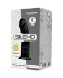 SILEXD - MODELLO 2 PENE REALISTICO PREMIUM SILEXPAN SILICONE NERO 15 CM SILEXD - MODELLO 2 PENE REALISTICO PREMIUM SILEXPAN SILICONE NERO 15 CM