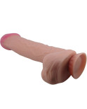 PRETTY LOVE - DILDO REALISTICO SLIDING SKIN SERIES CON VENTOSA SCORREVOLE DELLA PELLE MARRONE 26 CM PRETTY LOVE - DILDO REALISTICO SLIDING SKIN SERIES CON VENTOSA SCORREVOLE DELLA PELLE MARRONE 26 CM