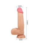 PRETTY LOVE - DILDO REALISTICO SLIDING SKIN SERIES CON VENTOSA SCORREVOLE DELLA PELLE 21,8 CM PRETTY LOVE - DILDO REALISTICO SLIDING SKIN SERIES CON VENTOSA SCORREVOLE DELLA PELLE 21,8 CM