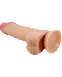 PRETTY LOVE - DILDO REALISTICO SLIDING SKIN SERIES CON VENTOSA SCORREVOLE DELLA PELLE 19,4 CM PRETTY LOVE - DILDO REALISTICO SLIDING SKIN SERIES CON VENTOSA SCORREVOLE DELLA PELLE 19,4 CM