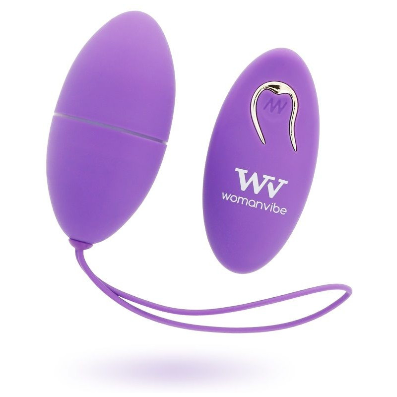 WOMANVIBE - ALSAN EGG TELECOMANDO SILICONE NERO VIOLA WOMANVIBE - ALSAN EGG TELECOMANDO SILICONE NERO VIOLA