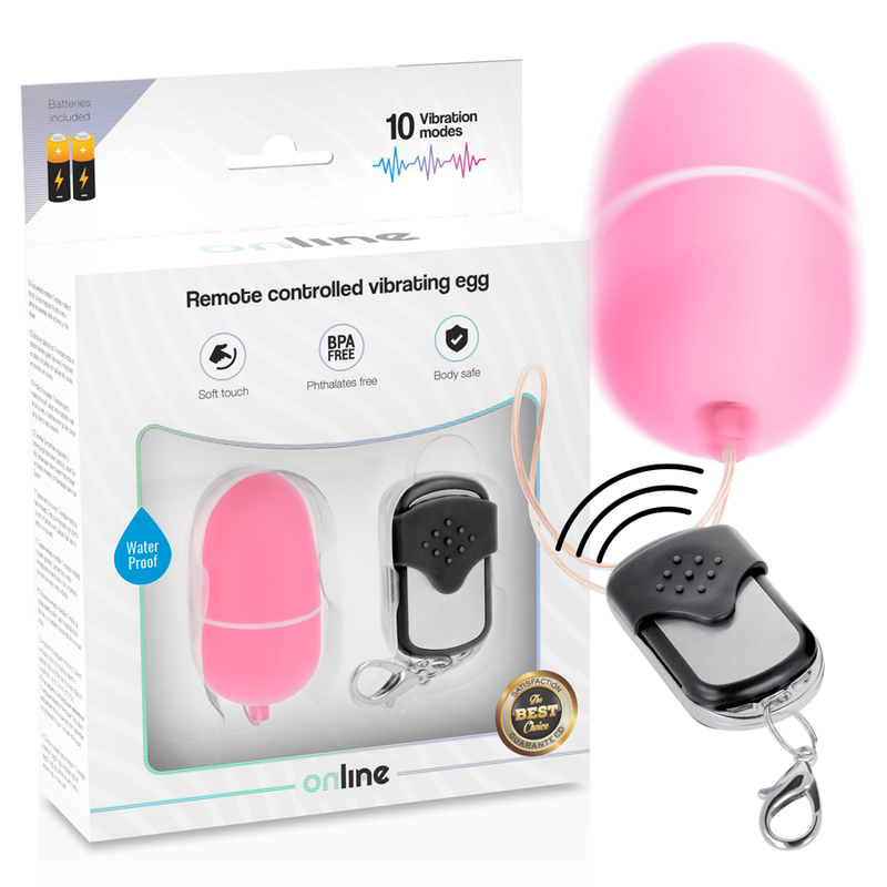 ONLINE - TELECOMANDO UOVO VIBRANTE M ROSA ONLINE - TELECOMANDO UOVO VIBRANTE M ROSA