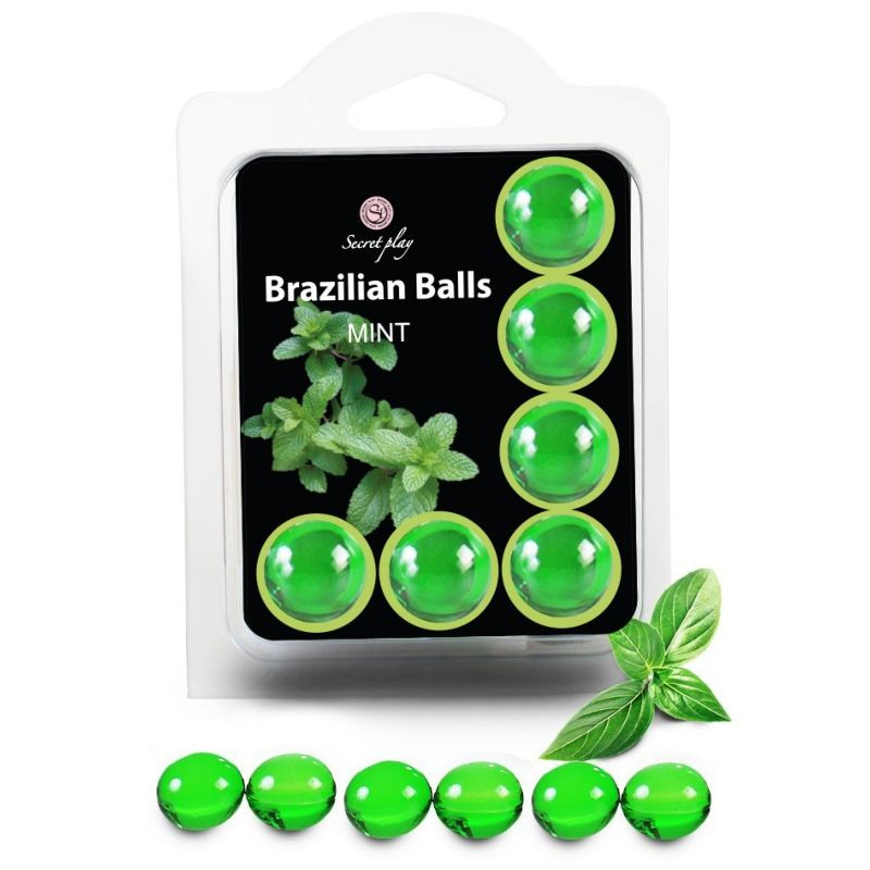 SECRETPLAY - SET 6 PALLINE BRASILIANI MENTA SECRETPLAY - SET 6 PALLINE BRASILIANI MENTA