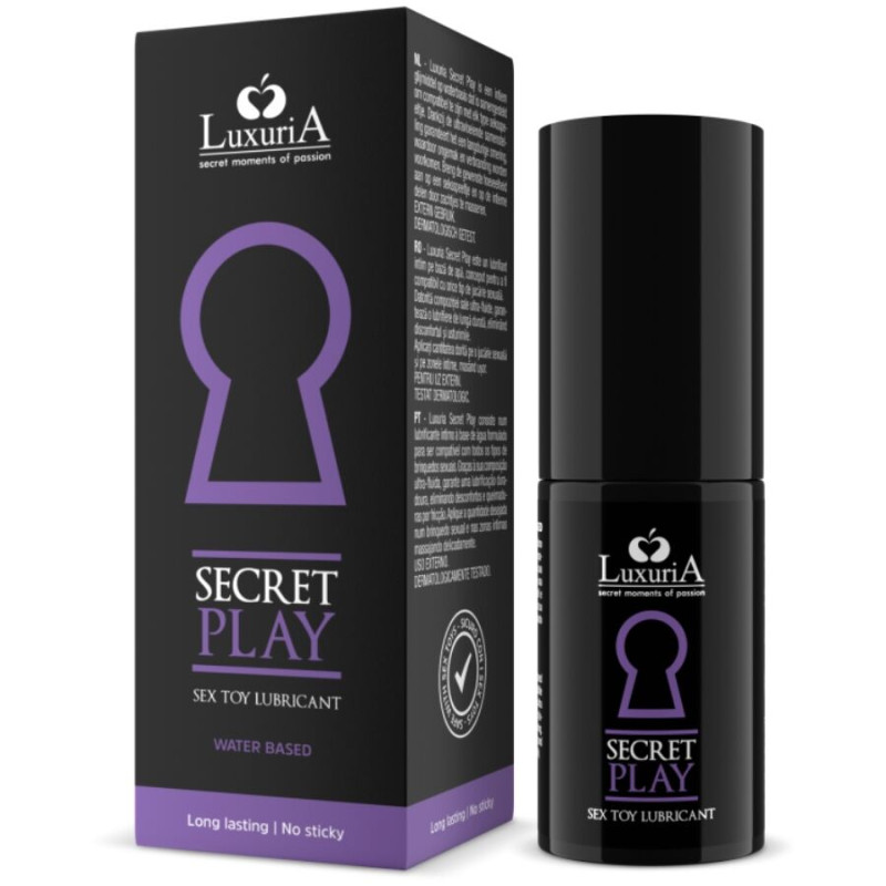 INTIMATELINE LUXURIA - SECRET PLAY SEX TOYS LUBRIFICANTE 30 ML INTIMATELINE LUXURIA - SECRET PLAY SEX TOYS LUBRIFICANTE 30 ML