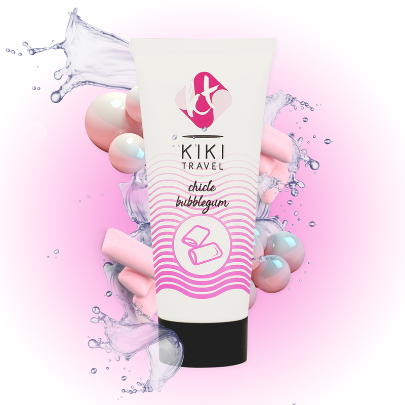 KIKÍ TRAVEL - FRAGOLA GUM LUBRIFICANTE 50 ML KIKÍ TRAVEL - FRAGOLA GUM LUBRIFICANTE 50 ML