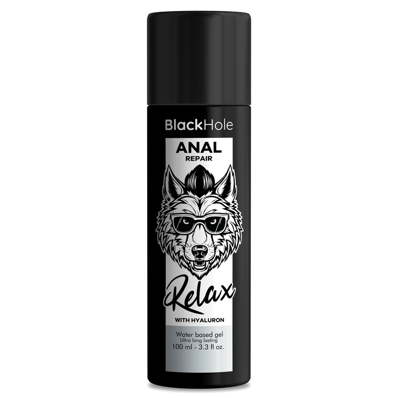 BLACK HOLE - RIPARAZIONE ANALE RELAX A BASE ACQUA CON IALURONE 100 ML BLACK HOLE - RIPARAZIONE ANALE RELAX A BASE ACQUA CON IALURONE 100 ML