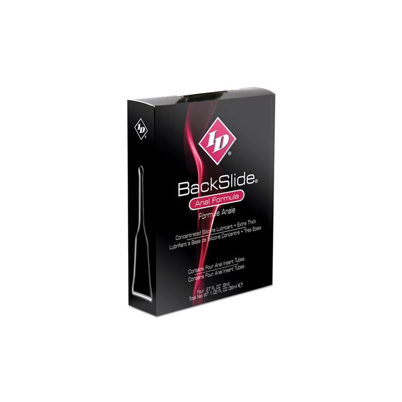 ID BACKSLIDE - INSERTO ANALE 4 TUBI 8ML ID BACKSLIDE - INSERTO ANALE 4 TUBI 8ML