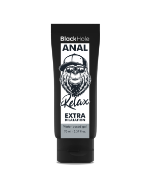 BLACK HOLE - GEL BASE ACQUA DILATAZIONE ANALE 70 ML