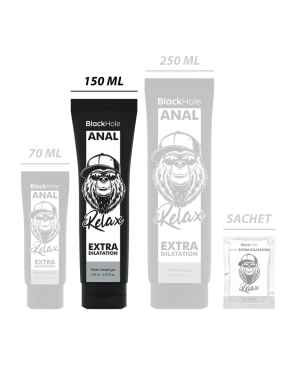 BLACK HOLE - GEL A BASE ACQUA DILATAZIONE ANALE 150 ML