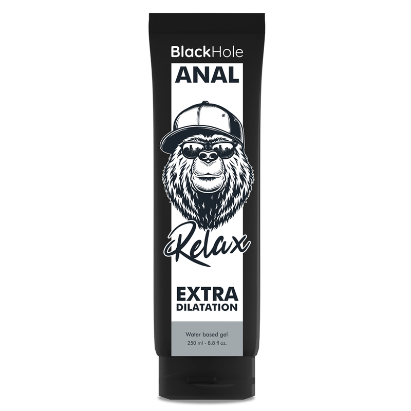 BLACK HOLE - GEL A BASE ACQUA DILATAZIONE ANALE 250 ML BLACK HOLE - GEL A BASE ACQUA DILATAZIONE ANALE 250 ML