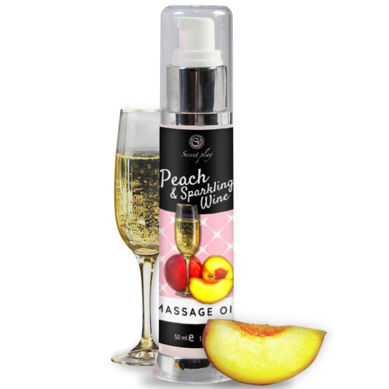 SECRETPLAY - PESCA E SPUMANTE OLIO DA MASSAGGIO 50 ML SECRETPLAY - PESCA E SPUMANTE OLIO DA MASSAGGIO 50 ML