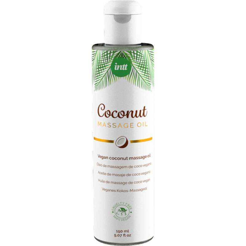 INTT - OLIO DA MASSAGGIO VEGANO DOLCE CON RILASSANTE AL GUSTO DI COCCO INTT - OLIO DA MASSAGGIO VEGANO DOLCE CON RILASSANTE AL GUSTO DI COCCO