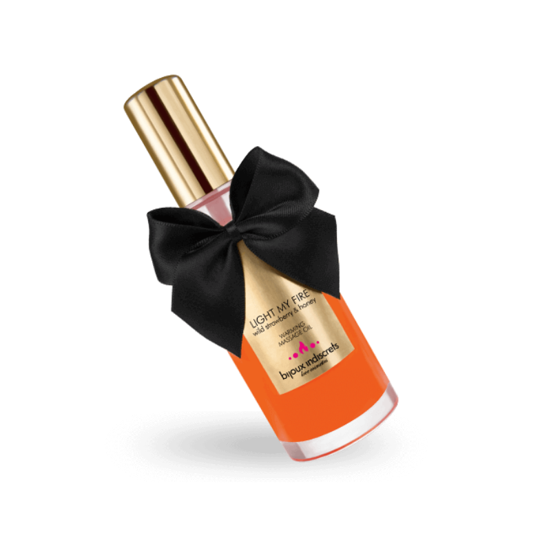 BIJOUX - OLIO DA MASSAGGIO EFFETTO CALDO AROMA FRAGOLA BIJOUX - OLIO DA MASSAGGIO EFFETTO CALDO AROMA FRAGOLA