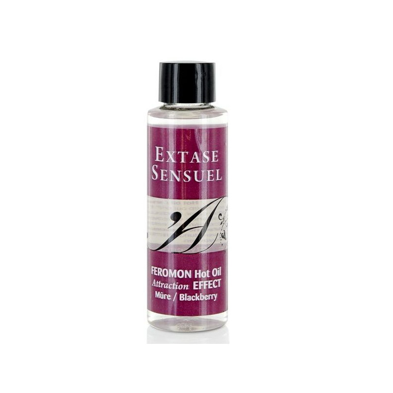EXTASE SENSUAL - OLIO DA MASSAGGIO EFFETTO RISCALDANTE AI FEROMONI DI MORA 100 ML EXTASE SENSUAL - OLIO DA MASSAGGIO EFFETTO RISCALDANTE AI FEROMONI DI MORA 100 ML