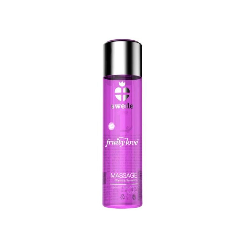 SWEDE - FRUITY LOVE OLIO DA MASSAGGIO EFFETTO RISCALDANTE LAMPONE ROSA E RABARBARO 60 ML SWEDE - FRUITY LOVE OLIO DA MASSAGGIO EFFETTO RISCALDANTE LAMPONE ROSA E RABARBARO 60 ML