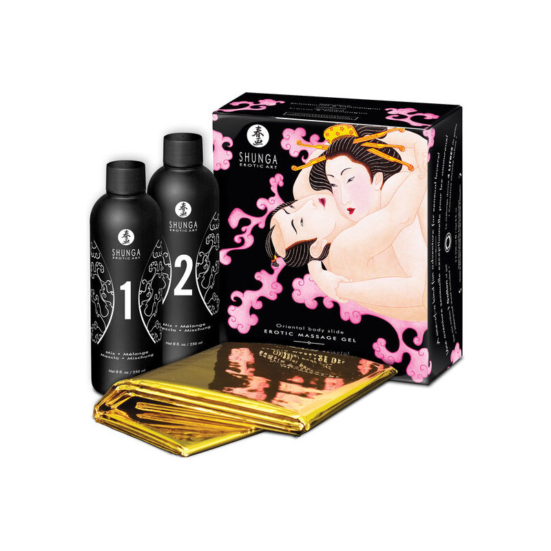 SHUNGA - GEL DA MASSAGGIO EROTICO CORPO A CORPO FRAGOLE E CAVA SHUNGA - GEL DA MASSAGGIO EROTICO CORPO A CORPO FRAGOLE E CAVA