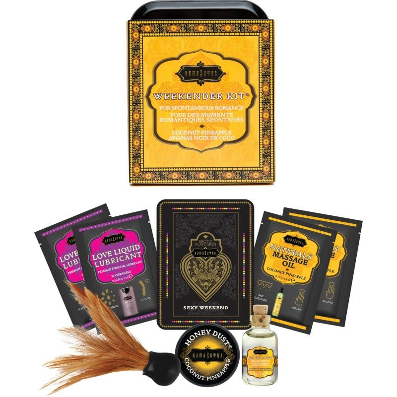 KAMASUTRA - WEEKENDER TIN KIT COCCO E ANANAS KAMASUTRA - WEEKENDER TIN KIT COCCO E ANANAS