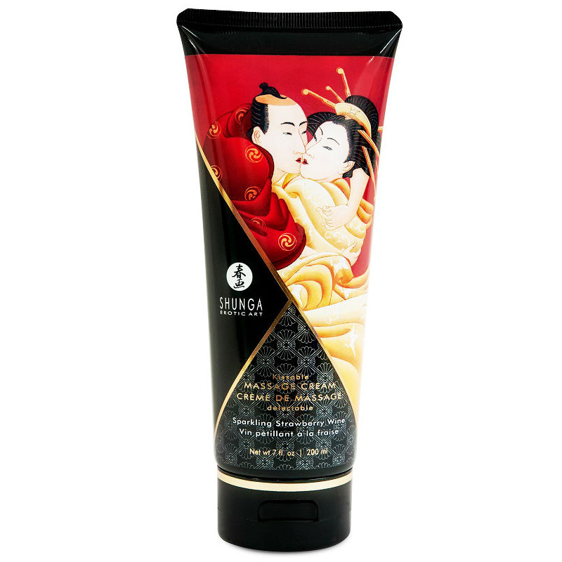 SHUNGA - CREMA DA MASSAGGIO FRAGOLA E CAVA 200 ML SHUNGA - CREMA DA MASSAGGIO FRAGOLA E CAVA 200 ML
