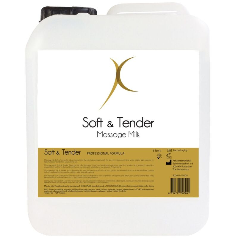 SOFT AND TENDER - LATTE DA MASSAGGIO MORBIDO E TENERO 5000 ML SOFT AND TENDER - LATTE DA MASSAGGIO MORBIDO E TENERO 5000 ML
