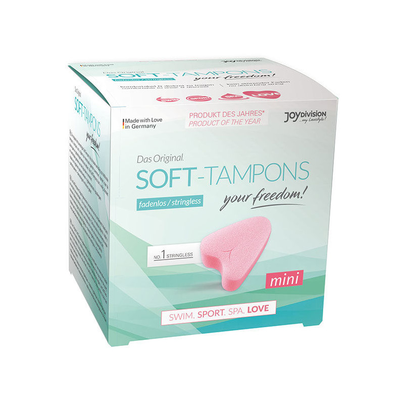 JOYDIVISION SOFT-TAMPONS - TAMPONI MORBIDI ORIGINALI MINI 3 UDS JOYDIVISION SOFT-TAMPONS - TAMPONI MORBIDI ORIGINALI MINI 3 UDS