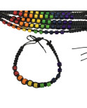 PRIDE - BRACELET BEADS LGBT FLAG PRIDE - BRACELET BEADS LGBT FLAG