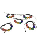 PRIDE - BRACCIALE A SFERA GRANDE CON BANDIERA LGBT PRIDE - BRACCIALE A SFERA GRANDE CON BANDIERA LGBT