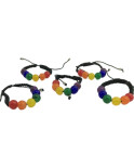 PRIDE - BRACCIALE CON PALLA PICCOLO LGBT FLAG PRIDE - BRACCIALE CON PALLA PICCOLO LGBT FLAG