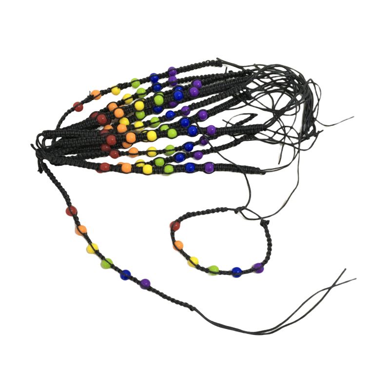 PRIDE - BRACCIALE LUCKY OCCHIO TURCO BANDIERA LGBT PRIDE - BRACCIALE LUCKY OCCHIO TURCO BANDIERA LGBT