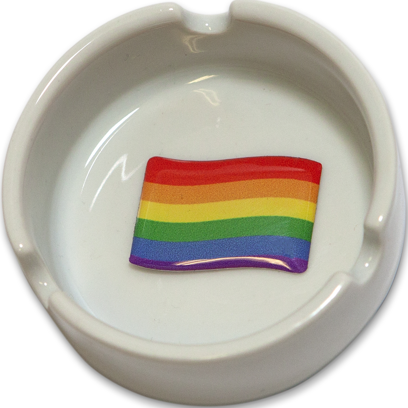 PRIDE - ROUND LGBT FLAG CANDLESTICK 8 mm PRIDE - ROUND LGBT FLAG CANDLESTICK 8 mm