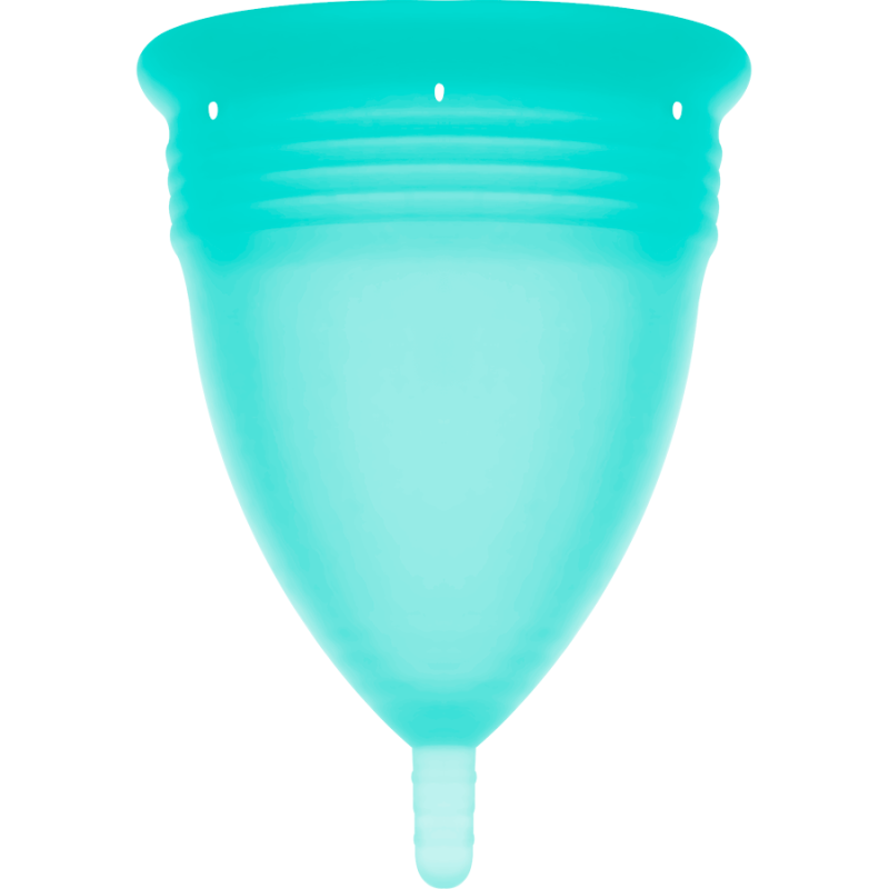 STERCUP - COPPA MESTRUALE IN SILICONE FDA TAGLIA L ACQUAMARINA