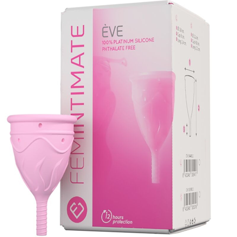 FEMINTIMATE - EVE COPPE MESTRUALI IN SILICONE TAGLIA S FEMINTIMATE - EVE COPPE MESTRUALI IN SILICONE TAGLIA S
