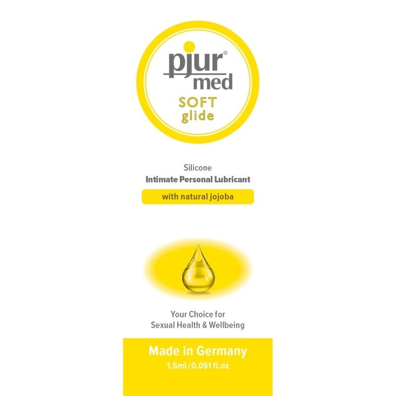 PJUR - LUBRIFICANTE AL SILICONE MED SOFT GLIDE 1.5 ML PJUR - LUBRIFICANTE AL SILICONE MED SOFT GLIDE 1.5 ML