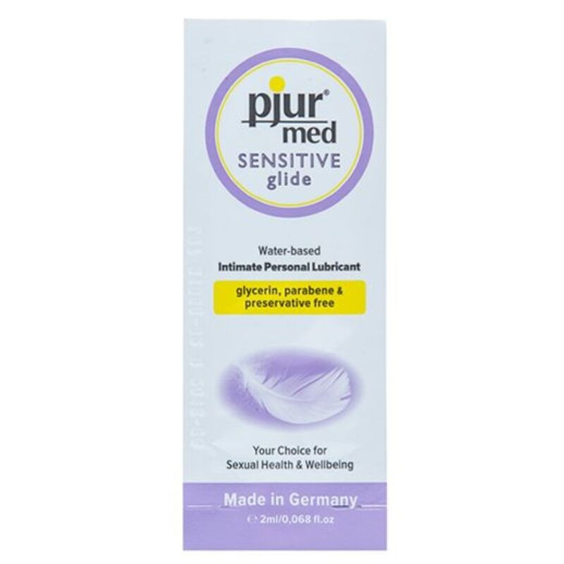 PJUR - MED SENSITIVE GLIDE LUBRIFICANTE A BASE ACQUA 2 ML PJUR - MED SENSITIVE GLIDE LUBRIFICANTE A BASE ACQUA 2 ML