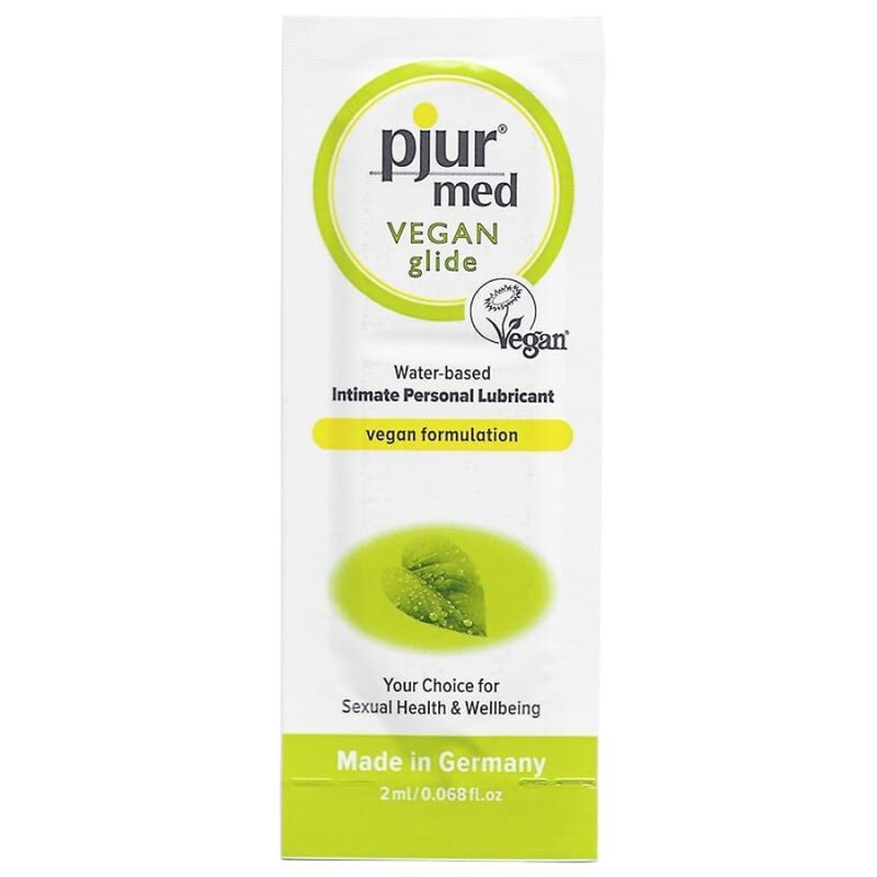 PJUR - MED VEGAN GLIDE LUBRIFICANTE A BASE ACQUA 2 ML PJUR - MED VEGAN GLIDE LUBRIFICANTE A BASE ACQUA 2 ML