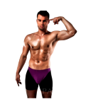 PASSION - BOXER 009 LILLA/NERO LINGERIE EROTICA S/M PASSION - BOXER 009 LILLA/NERO LINGERIE EROTICA S/M
