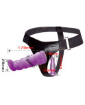 BAILE - PETTORINA ANALE E VAGINALE FEMMINILE LILLA PUNTO G 17 CM BAILE - PETTORINA ANALE E VAGINALE FEMMINILE LILLA PUNTO G 17 CM