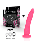 DELTA CLUB - TOYS IMBRACATURA + DONG SILICONE ROSA 20 CM -O- 4 CM DELTA CLUB - TOYS IMBRACATURA + DONG SILICONE ROSA 20 CM -O- 4 CM